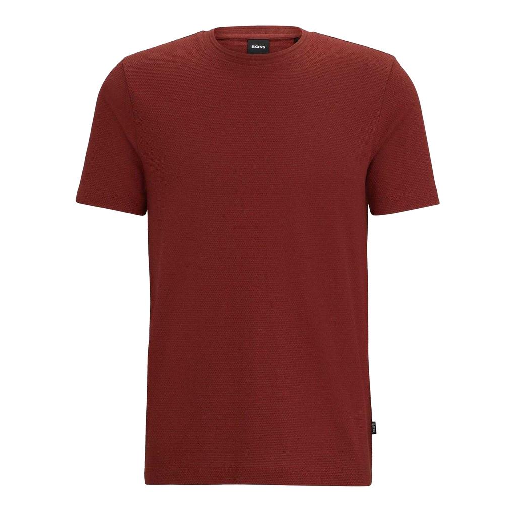 Boss Mens Tiburt Bubble Structure Jacquard T-Shirt