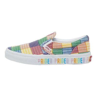 Slip-On Shock Absorbing Durable Low-Top Kids Skate Shoes Multicolor Kids Sneakers VN0A4BUT3WJ