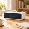 Desktop Electric Heater with Carry Handle Tipping Protection PTC Space Quiet for Indoor