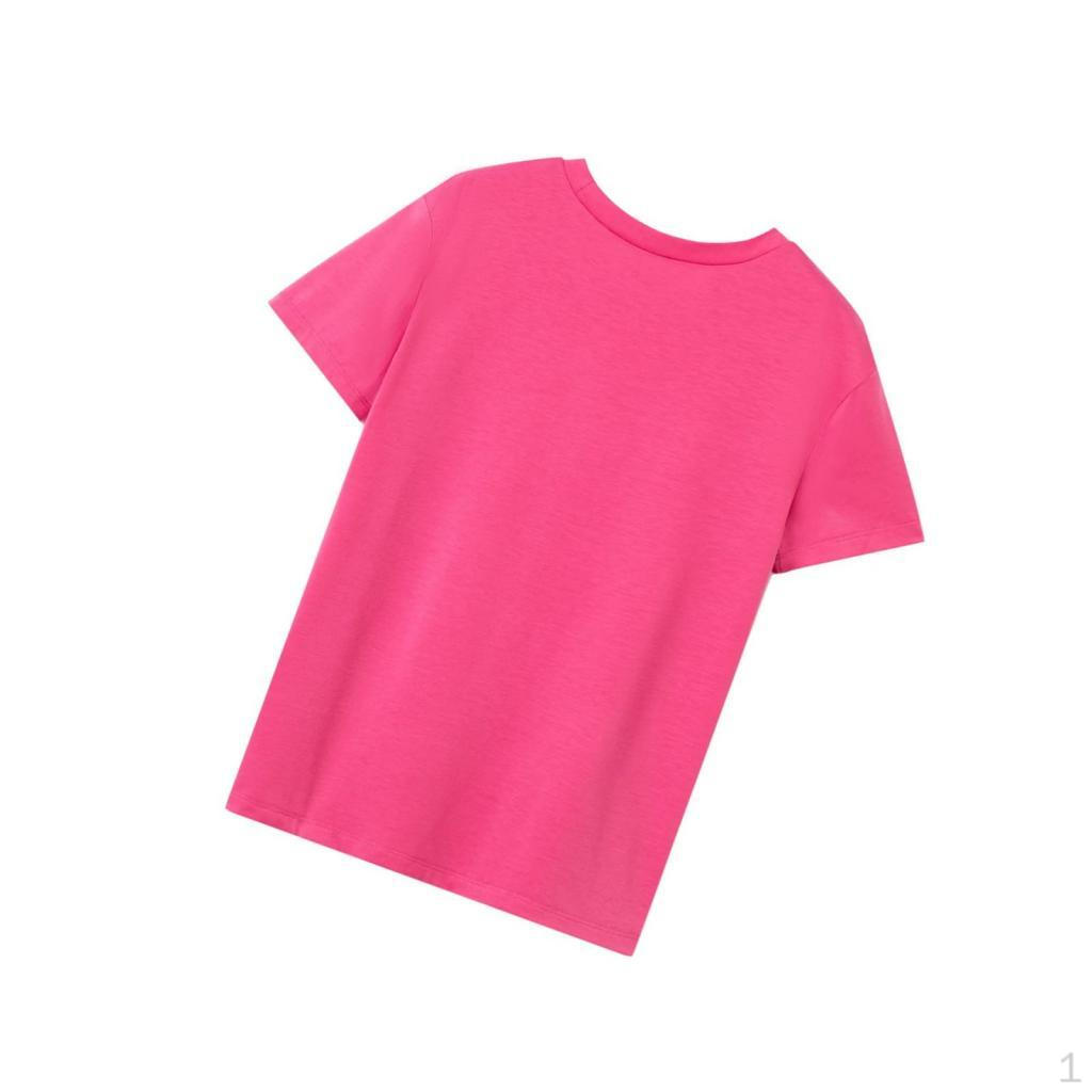

T Shirt for Women Round Neck Tee Basic Walking Street Trip Female
