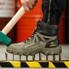 Safety Shoes Men's Indestructible Work Shoe Fashionable Desert Combat Boots Men's Hunting Work Safety Boots Men's Ankle Boots