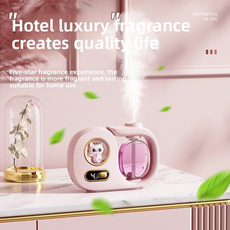 Animal Theme Aromatherapy Diffuser With Rechargeable Waterless Smart Oil For Home Use