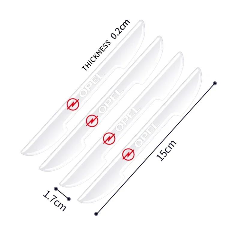 4Pcs Car Door Edge Guards Anti-Scratch Protector For Opel astra h astra j g corsa insignia zafira b vectra c corsa d vivaro