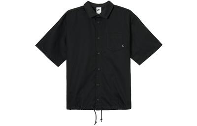 Shirts Men's Black Lapel Moderate Other DX0899-010