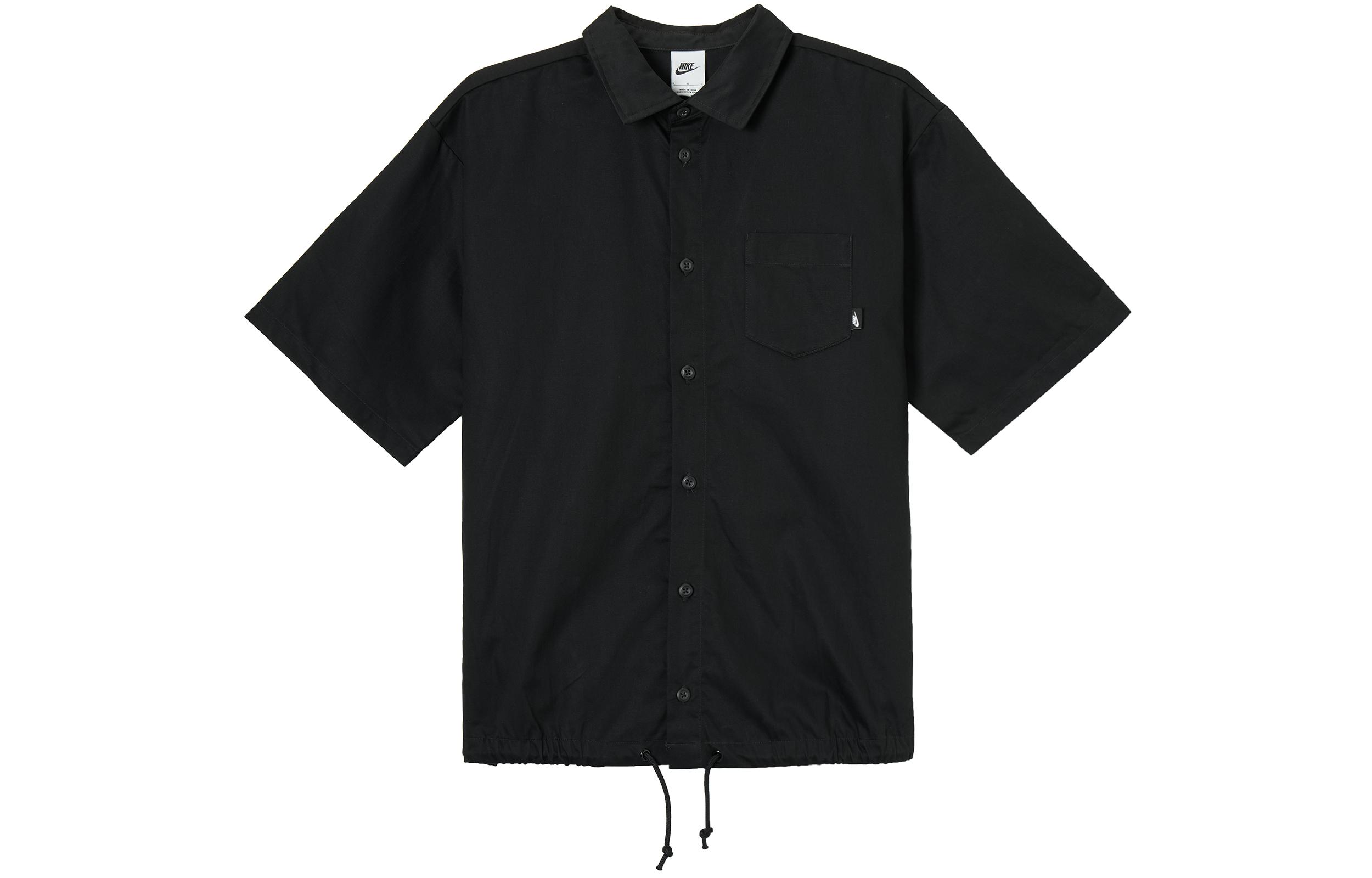Nike Shirts Men s Black Lapel Moderate Other DX0899-010 M
