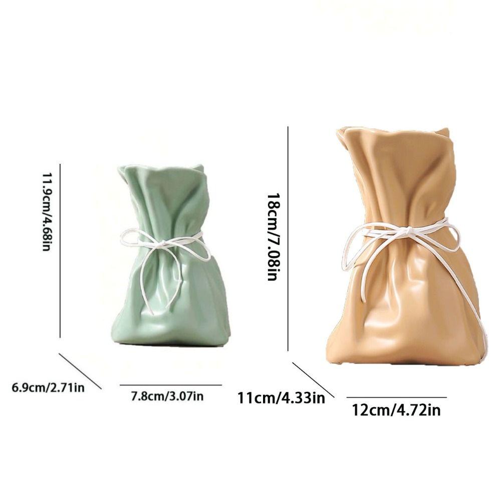 Minimalist Irregular Resin Vase Romantic Hydroponic Flower Pot Entrance Ornament