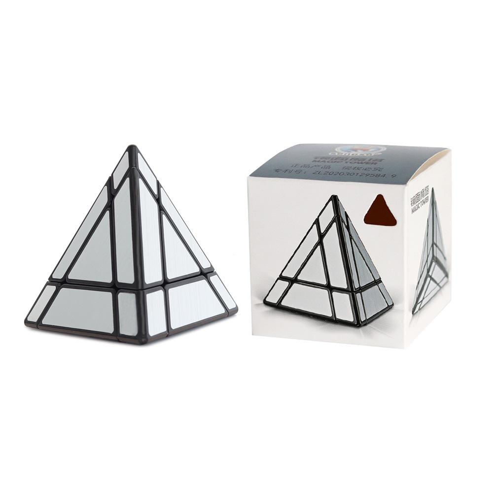 Shengshou Magic Cube Mirror Triangle Hollow Pyramid Sticker Irregular Shape Cube