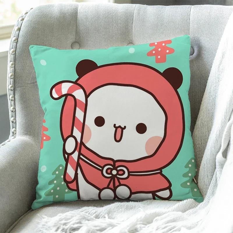 45x45см Наволочка Bubu Dudu Декор для дома Наволочка для дивана Кровати Машины - Хэллоуин и Рождественская тематика 50x50cm