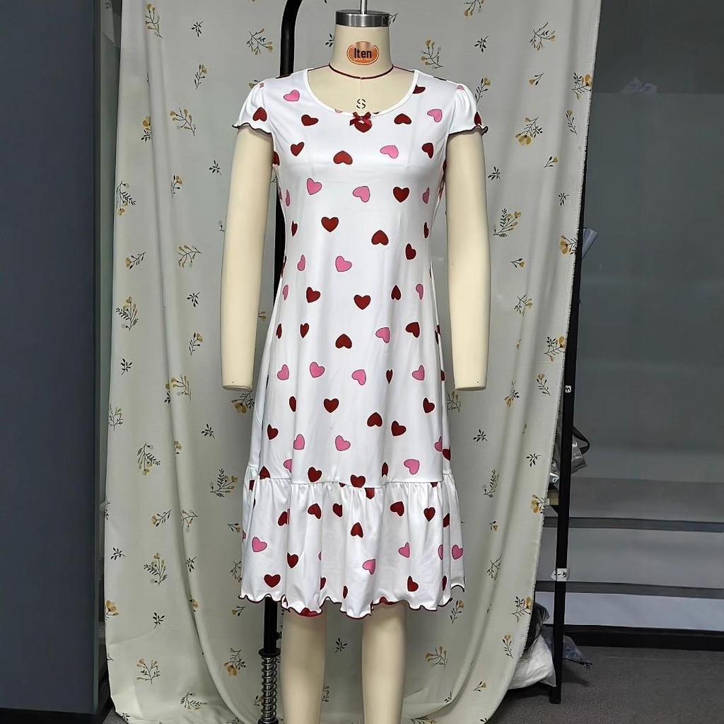 Summer Sexy Women's Casual Pajama Dress Nightgown Short Skirt