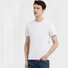 Premium Youth Mercerized Cotton Short-sleeve Pure Cotton Long-staple Pima Cotton Crew Neck Three-needle T-shirt Minimalist Breathable Tops
