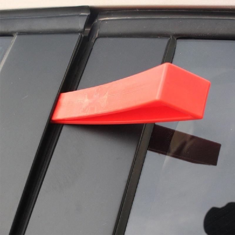 Automotiv Plastic Air Pump Wedge Car Window Doors Emergency Entry Tools Red