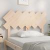 Bed Headboard 122.5 X 3 X 80.5 Cm Solid Pine Wood