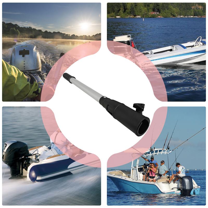 Trolling Motor Handle Extension Outboard Tiller Extension Adjustable Fit Boat Supplies Ergonomic Design Extendable Grip For Boat