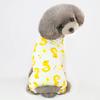 Cute Small Dogs Pajamas Puppy Jumpsuit Pet Clothes for Chihuahua Pomeranian Dogs Print Shirt Coat for Dog