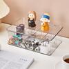 Transparent Tea Bag Storage Box with Lid Acrylic Organizer Stackable Tea Bag Box  Desktop