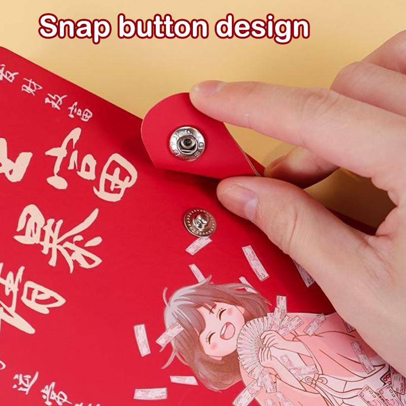 100 Envelopes Money Saving Challenge Get Rich Save Money Large Capacity Reusable Money Collection Book With Password Lock