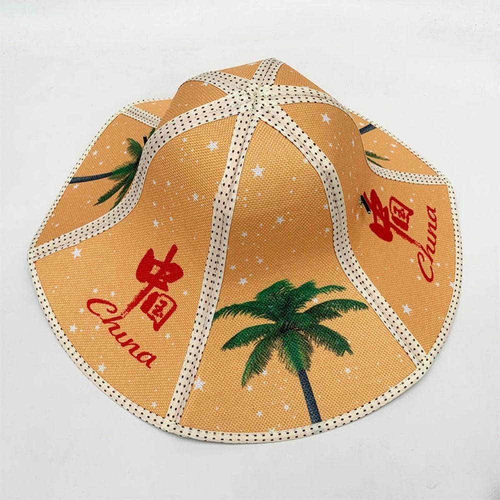 

Портативные женские большие козырьки с широкими полями, солнцезащитные шляпы, соломенная шляпа, пляжная кепка, кепка от солнца, рыболовная кепка жёлтый