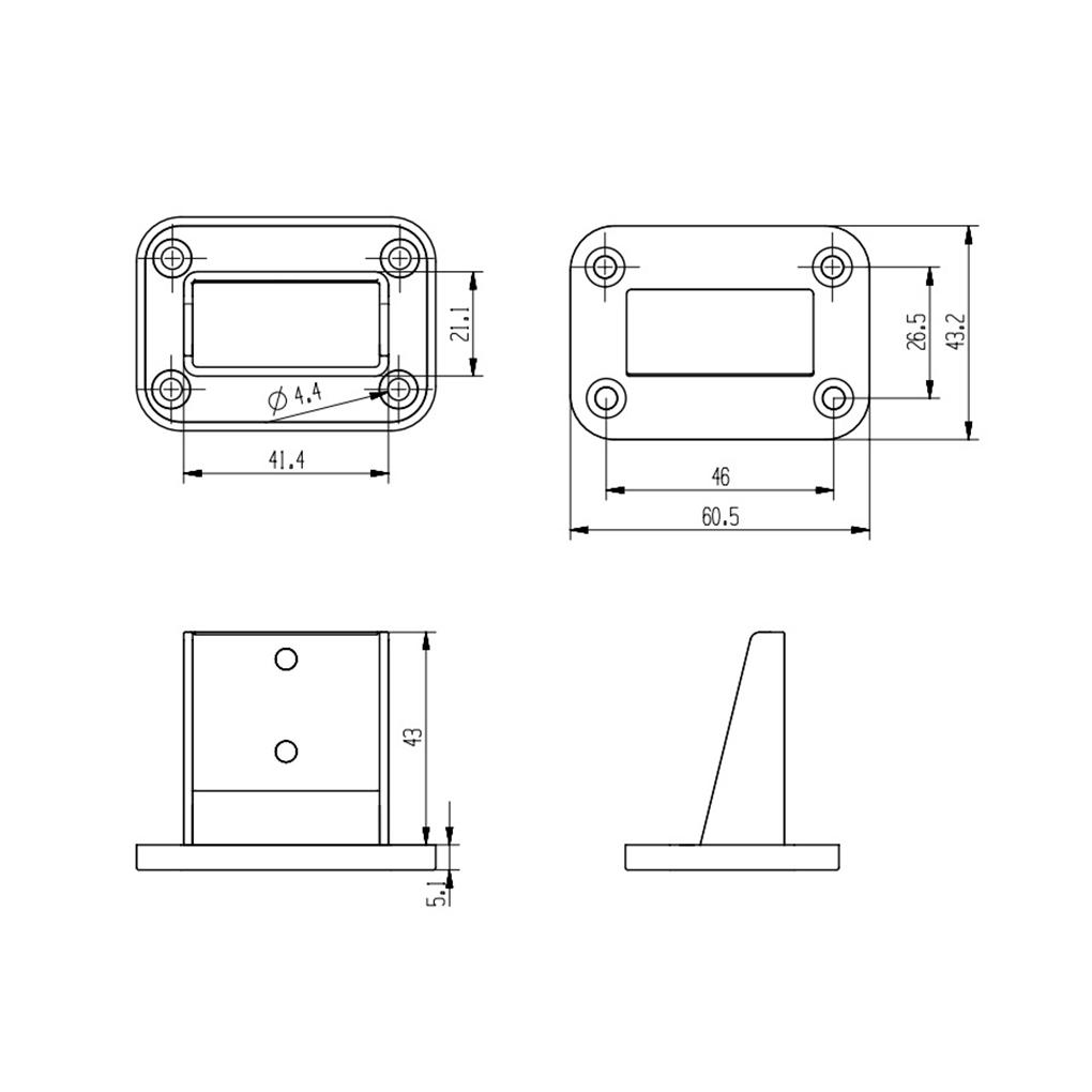 Plug Vehicle Panel 600V50A High Current Charging Connector For Vehicle Plug Base
