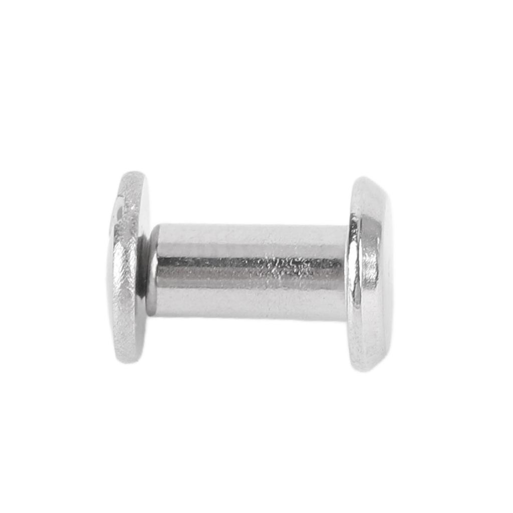 100 Sets Screw Rivet M2 Stainless Steel High Strength Round Flat Head Binding Screws 3x6x6mm 0.12x0.24x0.24in