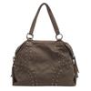 Fashionable Rivet Nylon Tote Bag for Women Large Capacity Underarm Bag Summer Trend Pure Color Shoulder Bag