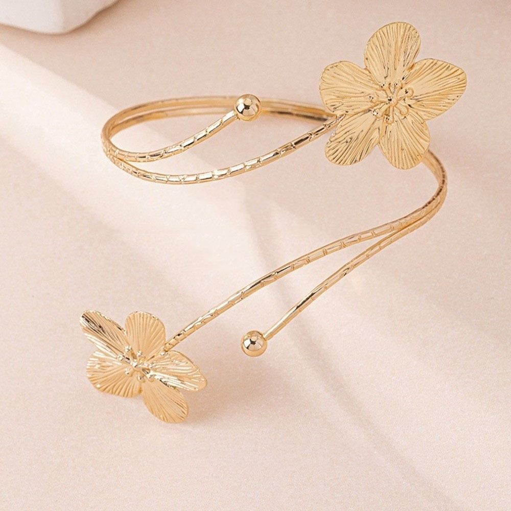 Buntes offenes Armreif Drip Oil Armband Feenblumen Armband Mädchen