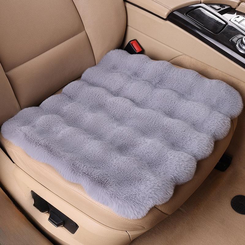 Plush Car Seat Cushion Set All-Season Soft Foam Padding with Thermal Insulation & Non-Slip Design Fit for Cars, SUVs, Trucks Winter & Everyday Use