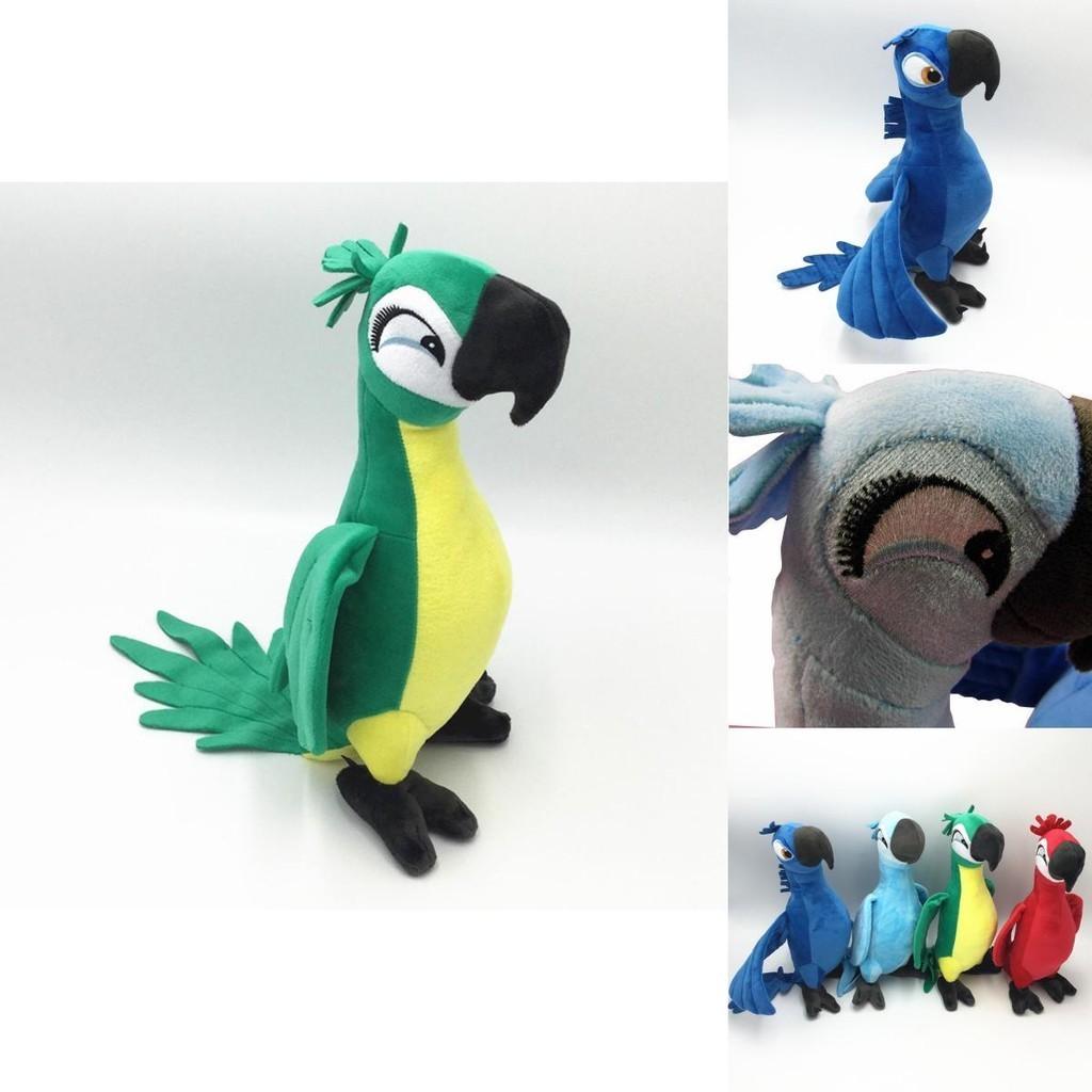 Adorable 30cm Rio Movie Plush Toy Parrot Bird Stuffed Animal Doll Perfect For Kids