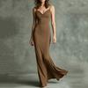 Women's Fashionable, Flattering, And Elegant Backless Spaghetti-Strap Dress
