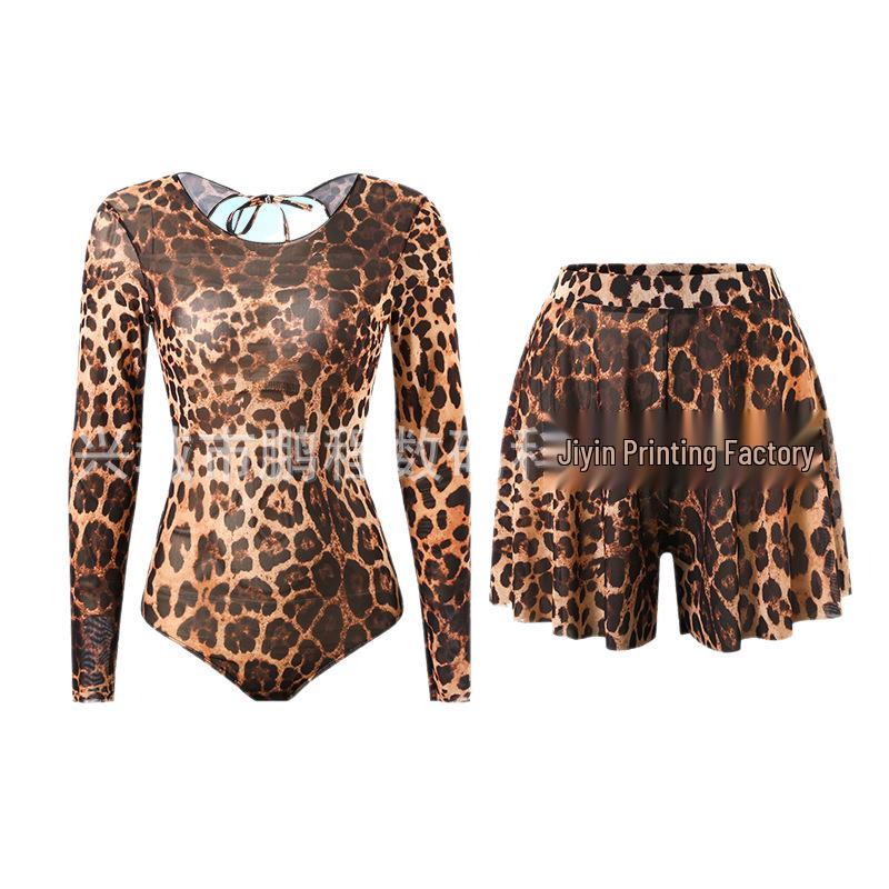 2025 Long Sleeve Russian Bikini Swimsuit with Shorts Set
