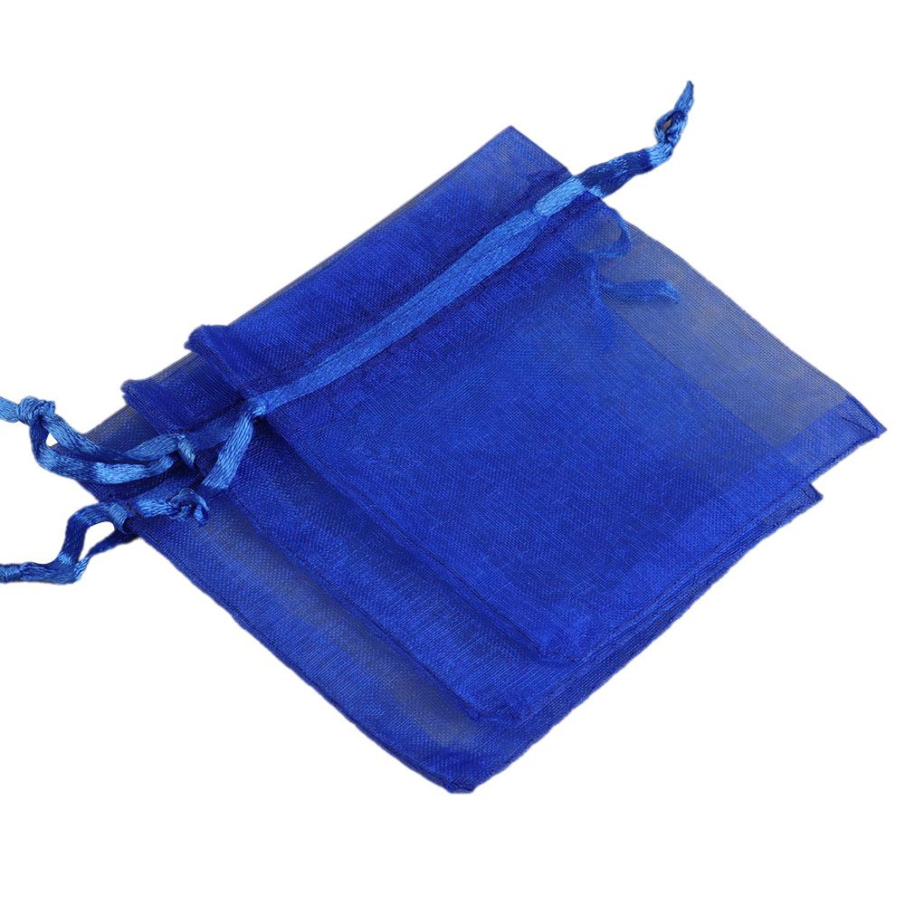 50pcs/lot Organza Gift Bag For Jewelry 24 Colors Drawstring Pouches For Wedding Christmas Candy Gift Bags Jewelry Packing