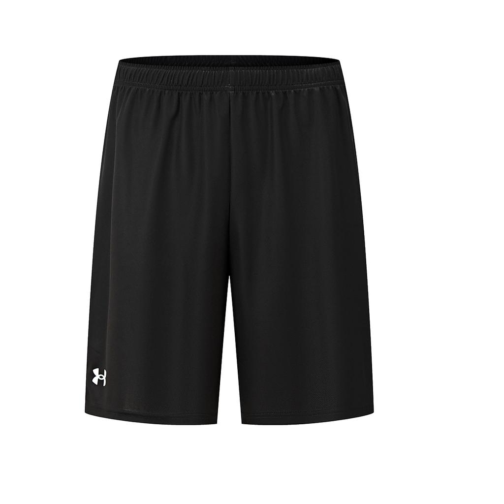 Under Armour Solid Color Simple Logo Print Outdoor Breathable Crew Neck Short Sleeve Jersey Set Unisex Sportswear 21500525-100+24500204-001
