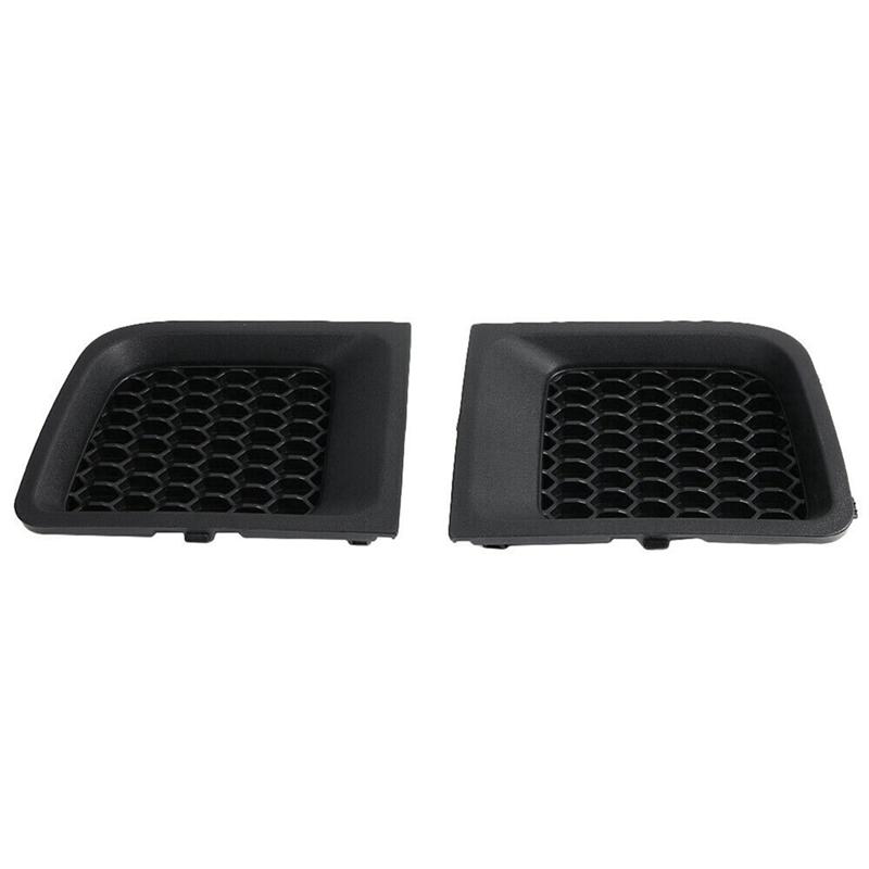 ABLZ-1 Pair Front Bumper Grill Ert Bezel Cover 5XB62LXHAA 5XB63LXHAA For 2015- Jeep Renegade