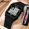 Sanda 2216 New Casual Electronic Watch Multifunction Alarm Clock Luminous Calendar Waterproof Sports Student Digital Watches