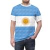 Essential US Flag Print Short Sleeve T-shirt, Casual Fashionable Wear