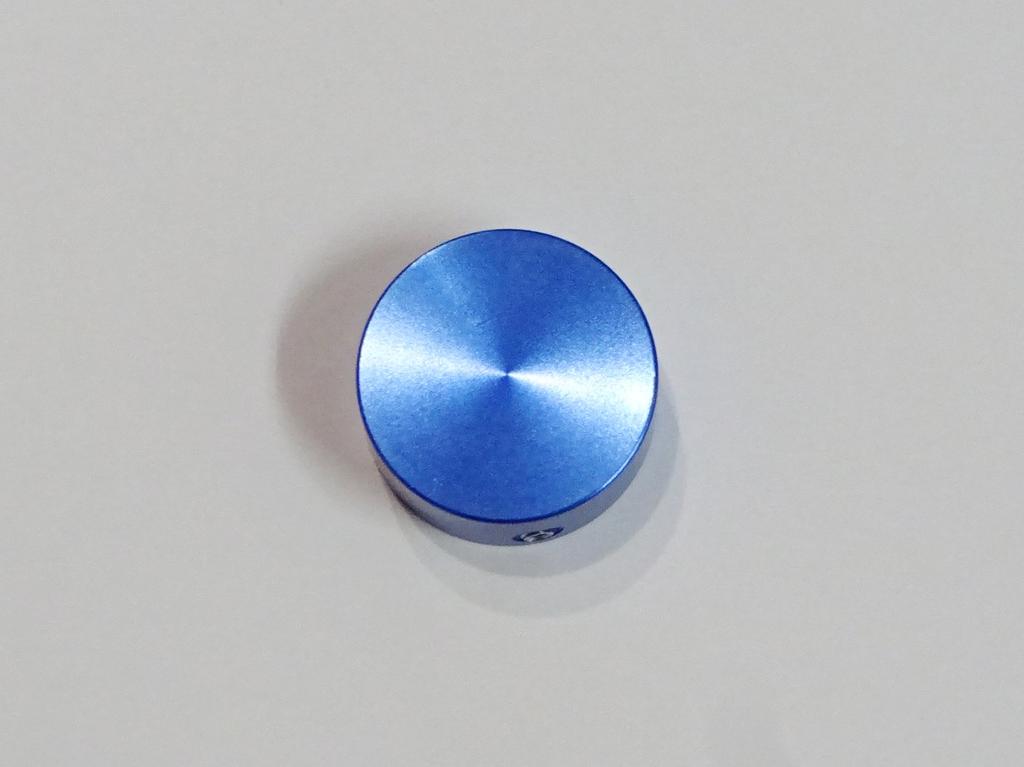 Effektgerät Fußschalter Hutschalter Kappe Fußabdeckung Aluminium [F.S.T.A.] (blau)