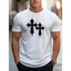 European Size Mens TShirt Comfortable Crew Neck Casual Cotton ShortSleeves Soft Breathable Top Menswear Tshirt Summer Spring Streetwear Cotton Fabric