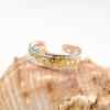[BreezyIsland] Hawaiian Jewelry Hawaiian Scroll Toe Ring with Gold Tone Openwork, 6mm Wide