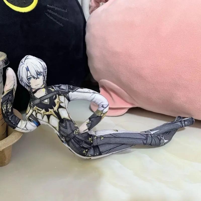 Honkai: Star Rail Anime Cosplay Stuffed Dolls Movable Abstract Body Wire Skeleton Halloween Prop Slender Twistable Shape Toy