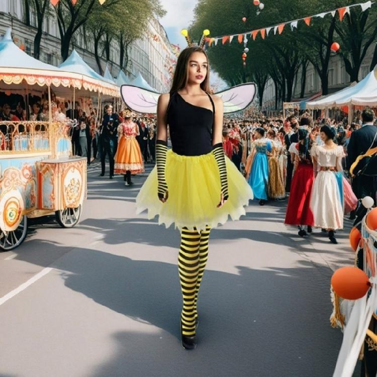 Halloween Bumblebees Costume Accessories Fairys Angel Wing Bees Wing Bumblebees Wing for Christmas Cosplay Party Props