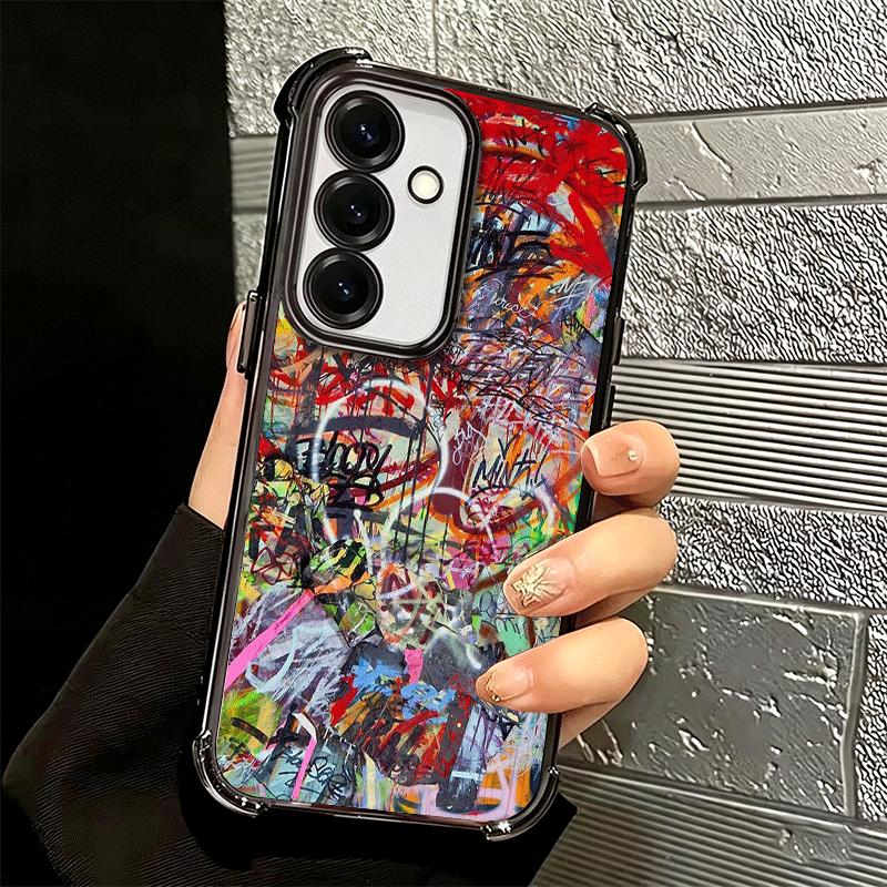 Graffiti Fashion Art Soft Phone Case For Samsung A17 A27 A07 A37 A57 A16 A56 A15 A55 A14 A54 A13 A53 A26 A36 A25 A35 A24 A34 A23