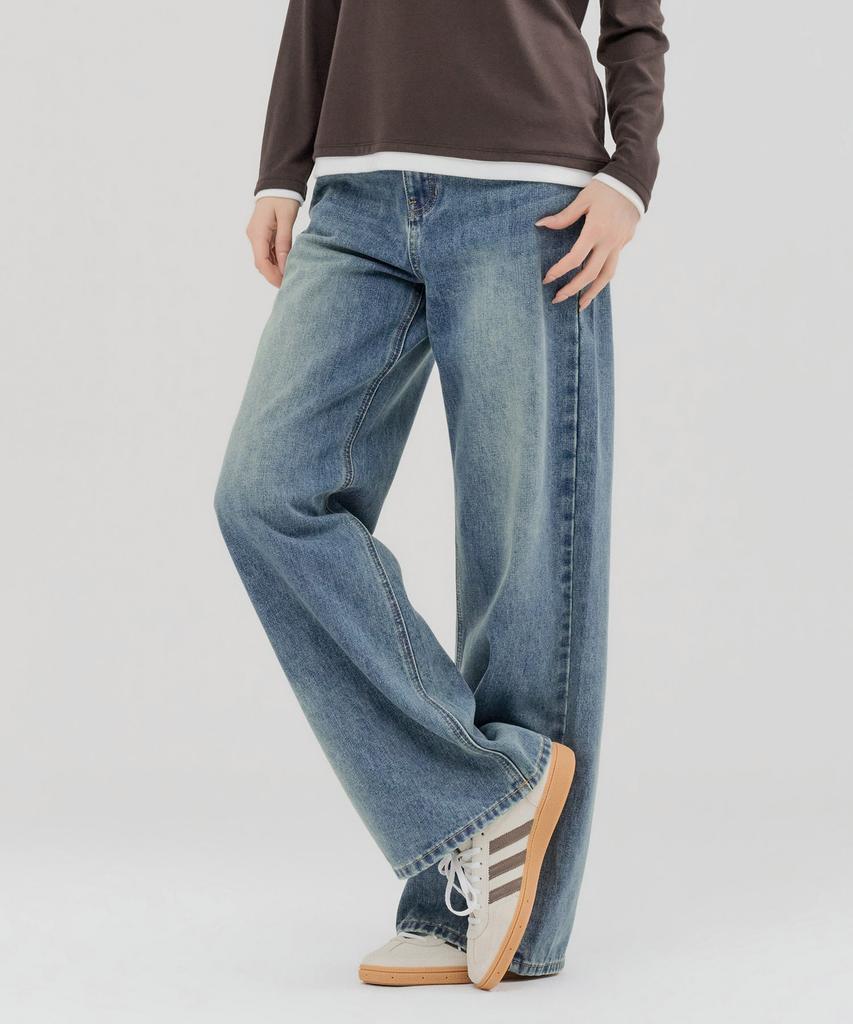 CHASECULT Women'S M-Tone Washed Wide Denim-Ferg2362B0N