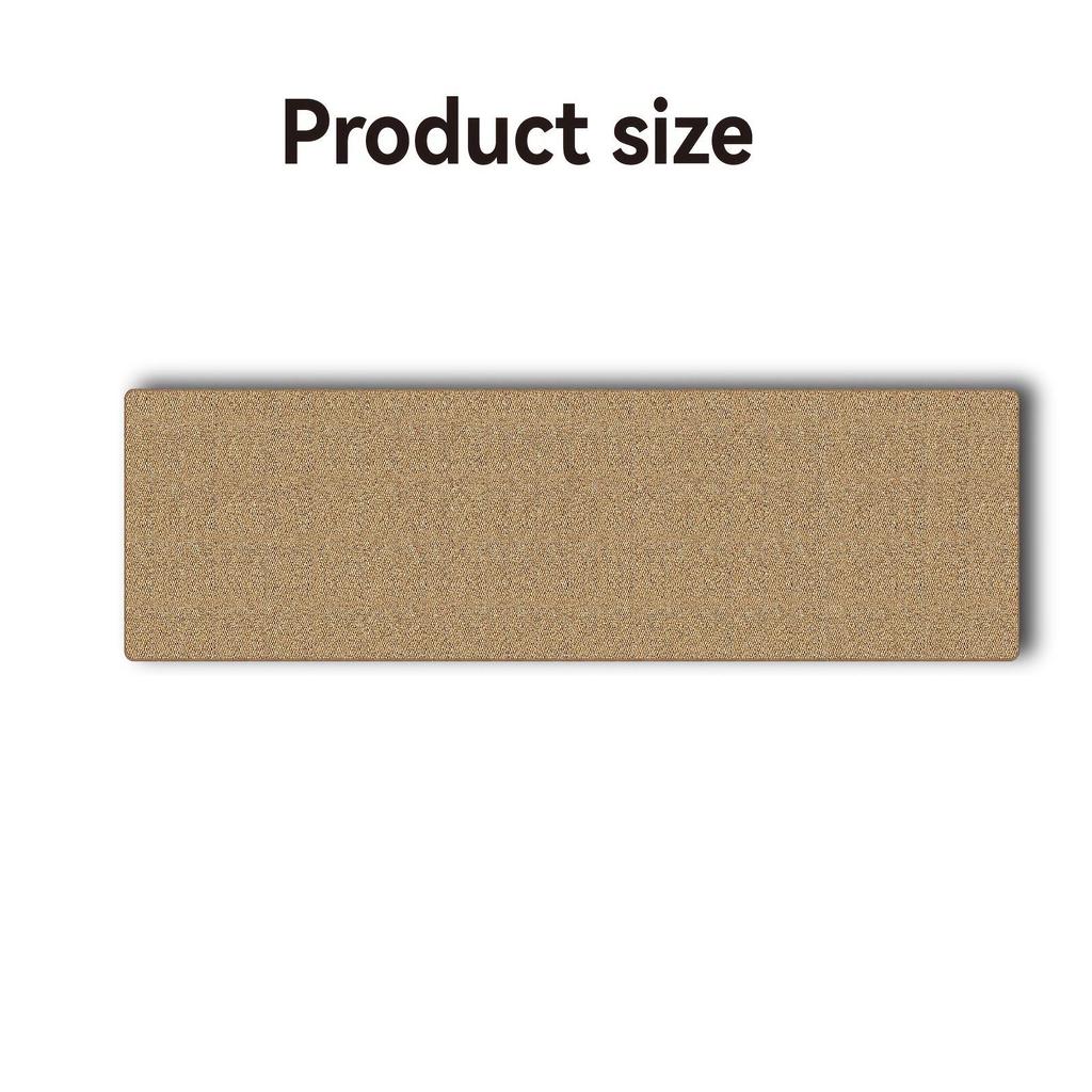 Durable Non-Slip Sisal-Style Kitchen Mat: Wear and Dirt-Resistant, Easy To Clean, Cuttable Doormat.