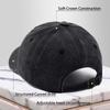 1972 Text Pattern Baseball Cap Retro Distressed Casual Hat Unisex Hip-Hop Hat