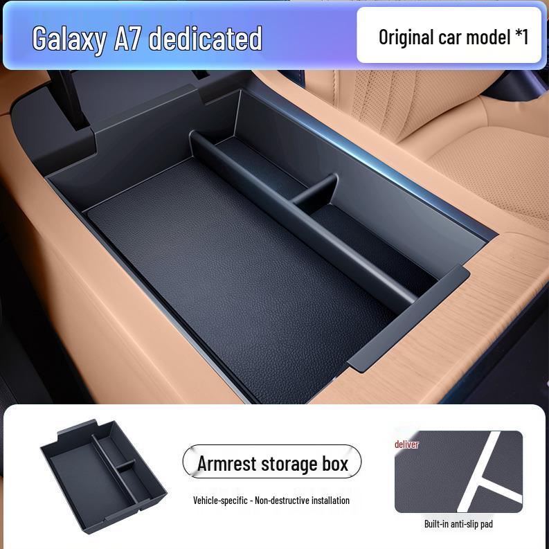 Galaxy A7 Center Console Armrest Storage Box for Car Interior Modification