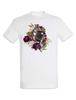 Flower Heart Kinght Helmet Medieval Flower Art Painting Proud T-Shirt Mens Womens Tees Top