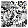 50/100pcs Cartoon Mix Demon Slayer NANA Anime Stickers Decals Skateboard Laptop Motorcycle Graffiti Waterproof Sticker Kids Toys