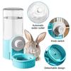 Hanging Automatic Pet Food Feeder/water Dispenser Gravity Cat Auto Feeder Waterer Set Pet Feeding Product For Puppy Cats Rabbit