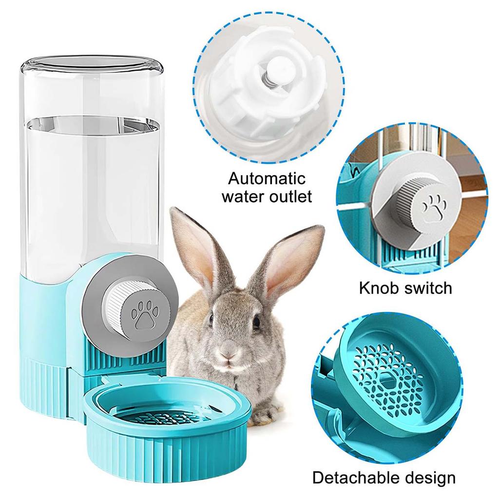 Hanging Automatic Pet Food Feeder/water Dispenser Gravity Cat Auto Feeder Waterer Set Pet Feeding Product For Puppy Cats Rabbit