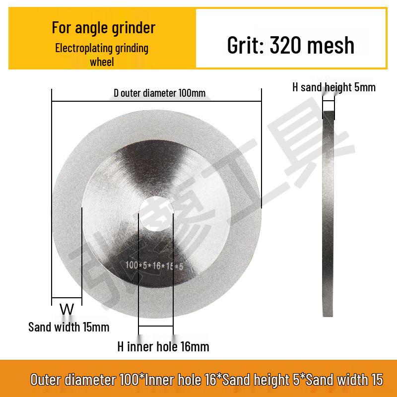 Diamond Alloy Bowl-Shaped Grinding Wheel for Tungsten Steel, Alloy Steel, and Ceramic Milling Cutter.