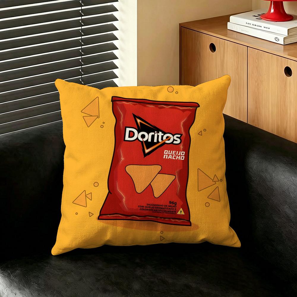Food DDoritos Cushion Cover Creative  Pillowcases for Interior Decoration Office Living Room Home Car Hot